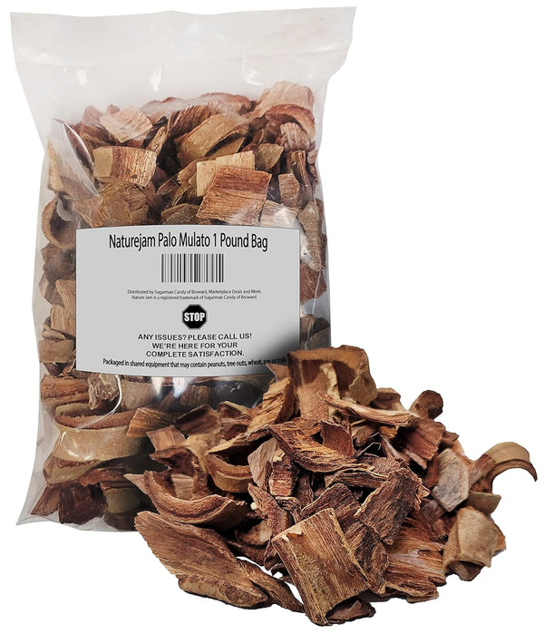 Naturejam Palo Mulato 1 Pound Bag-100% Natural Wildcraft-No Processing aka Bursera Simaruba,