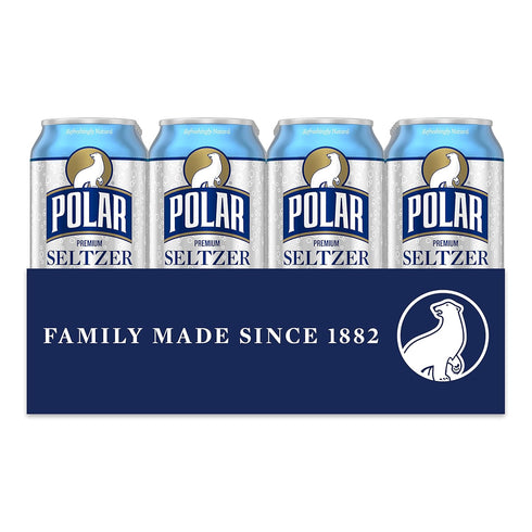 12 oz 24 pack Polar Seltzer Water Original, fl cans