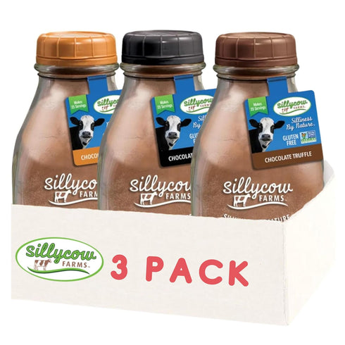 Sillycow Farms Hot Chocolate Variety Pack | Chocolate Chocolate, Chocolate Truffle, Chocolate