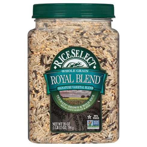 RiceSelect Texmati Brown & Wild Rice Royal Blend, 28 Ounce (Pack of