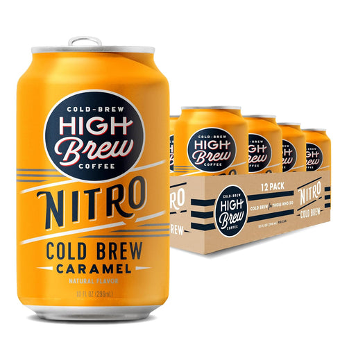 High Brew Coffee | Nitro Cold Brew | Sugar-Free and Dairy-Free, 200mg