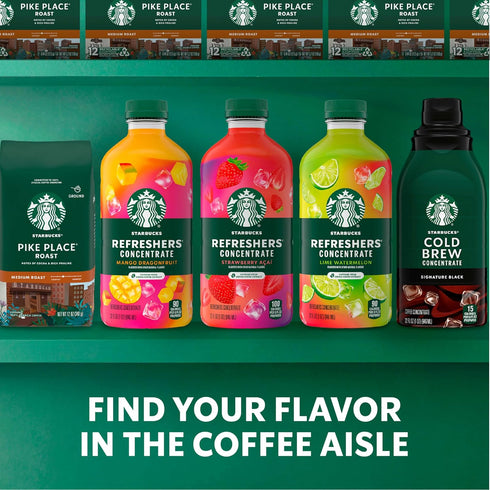 32 oz Starbucks Refreshers Concentrate Lime Watermelon, Refreshing Drink, Cold Drinks fl