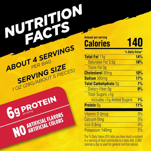 3.75 oz Slim Jim Bites, Original Bite-Sized Smoked Sausage Snacks