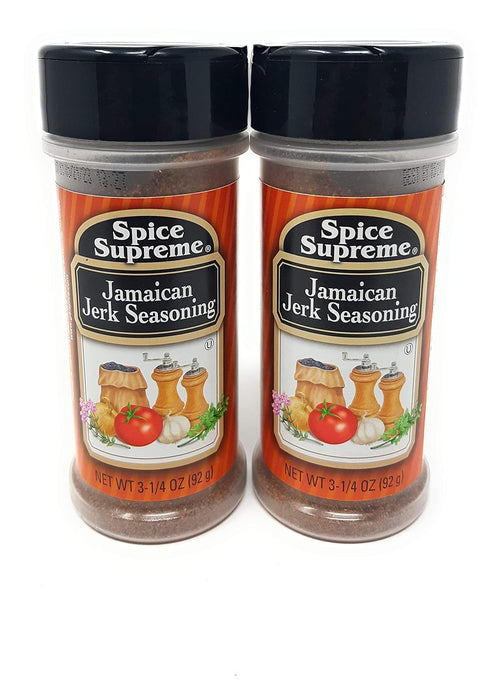 Spice Supreme Jamaican Jerk Seasoning - 3.25 oz Bottles, 2 Pack