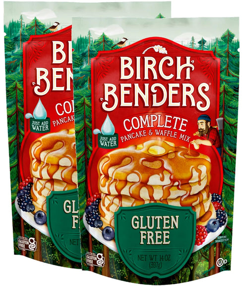 Birch Benders Gluten Free Pancake and Waffle Mix, 14 oz (Pack of