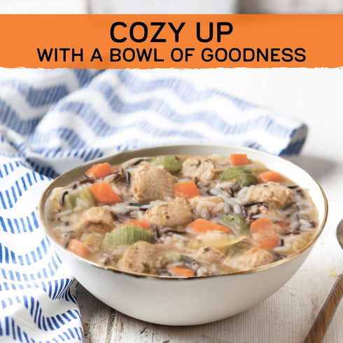 15 oz Gardein Plant-Based Chick'n & Rice Soup, Vegan