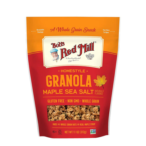 Bob's Red Mill Pan-Baked Granola Maple Sea Salt, 11 Ounce (Pack of