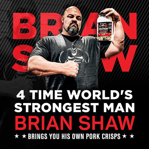 8Oz) Ol' Uncle Porkers Shaw Strength Protein Pork Rinds (Churro, Developed for Worlds Strongest Man Brian Shaw