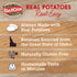 100% 4 4 (Pack 12) Idahoan Mashed Potatoes Seasoned with Hidden Valley Original Ranch, Naturally Gluten-Free, Real