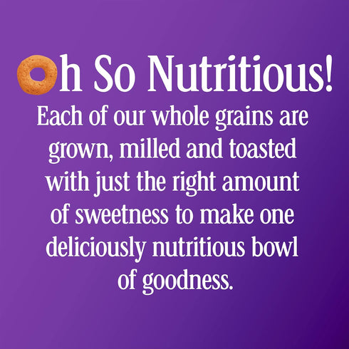 Box,18 OZ (Pack 4) Cheerios Multi Grain Cheerios Heart Healthy Cereal, Family Size Cereal