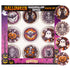 9 Count Halloween Marshmallow Toppers, Perfect Hot Cocoa Toppings or Dessert Decorating Candy, Assorted Festive