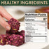 OZ ERCIYES 17.6 oz (500g) Turkish Delight with Rose Petals and Pistachio Soft Lokum Candy, Gourmet Turkish Sweets Gift