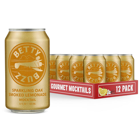 Betty Buzz Oak Smoked Lemonade Sparkling Mocktail by Blake Lively (12 pack