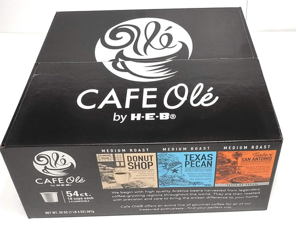 Cafe Ole Single Serve Coffee Variety Pack Taste of San Antonio, Texas Pecan &