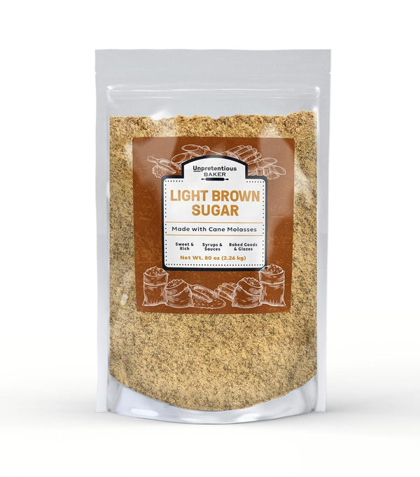 Unpretentious Light Brown Sugar, 5 lb, Made With Cane Molasses, Perfect For