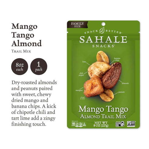 Sahale Snacks Mango Tango Almond Trail Mix, 8 Ounces