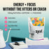 50 150mg Zest Energy Black Tea - Blue Lady Loose Leaf Blend - High Caffeine Passion Fruit - Caffeinated Coffee