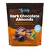 2 Pack Dark Chocolate Almonds - Pound Bulk - Whole Dry Roasted Dark Chocolate Covered Almonds - Candy for Office