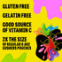10 19 oz Gushers Fruit Flavored Snacks, King Size Pouches, Tropical Flavor, Ct