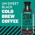48 oz SToK Bold & Smooth Black Unsweetened Cold Brew Coffee, Ready to Drink Bottled Coffee, fl