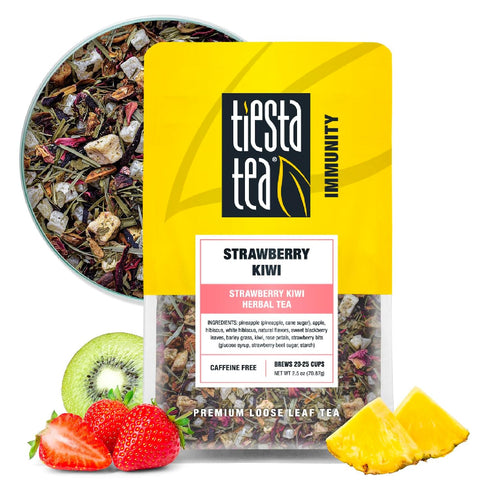 Tiesta Tea - Strawberry Kiwi Herbal Tea, Loose Leaf, Strawberry Hibiscus Kiwi
