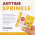 3's (12 Pack) Step One Foods Anytime Sprinkle, Heart Healthy Snack Plant Sterols, Omega and Dietary Fiber Gluten Free