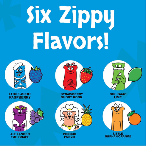 1oz 100 Count, (85100) Otter Pops, Original Assorted Freezer Pops, Freeze Pops in Six Zippy Flavors