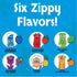 1oz 100 Count, (85100) Otter Pops, Original Assorted Freezer Pops, Freeze Pops in Six Zippy Flavors