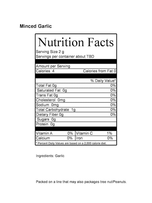 2 Lbs Dried Minced Garlic by Its Delish, Bulk All natural, No Preservatives, No Artificial Flavor Added, Certified