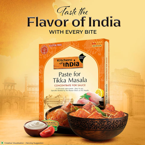 3.5-Ounce (Pack 6) Kitchens Of India Paste for Tikka Masala, Boxes