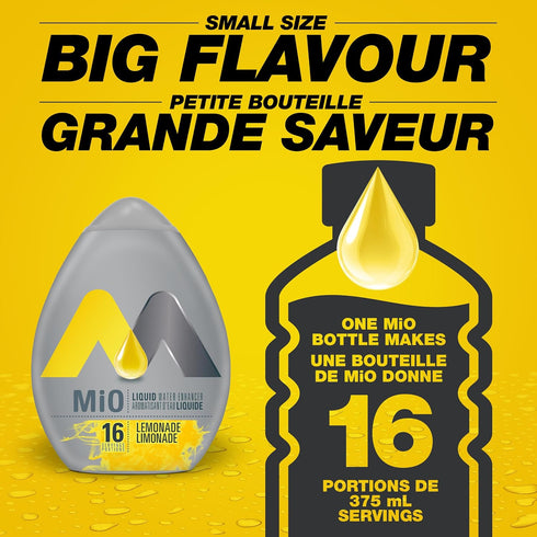12ct, 48ml MIO Liquid Water Enhancer - Lemonade, Each (Imported from Canada)