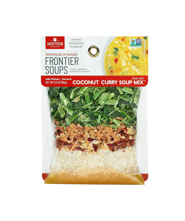 Frontier Soups Homemade In Minutes thai wai Coconut Curry, 6.25 oz, 2