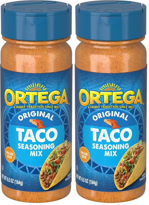 Ortega Seasoning Mix, Taco Seasoning, 6.5 Ounce (Pack of 2)