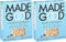 MadeGood Vanilla Crispy Squares, 6 Healthy Snacks, 0.78oz - Pack of 2
