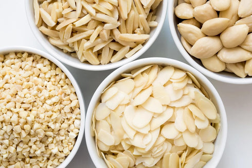 MANDELIN CALIFORNIA ALMONDS AND ALMOND PASTES 100% (3 lb) Mandelin Blanched Whole Almonds, Almonds