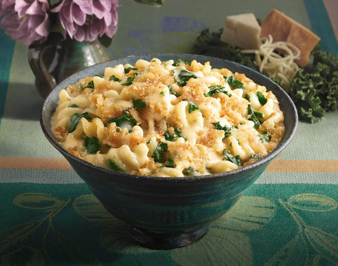 Frozen 8.5 Oz Amy's Meals, Three Cheese Kale Bake Bowl, Made With Organic Rice Pasta and Vegetables, Microwave Meals