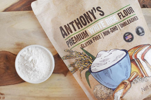 3 lb, Anthony's Premium White Rice Flour, Gluten Free, Non GMO