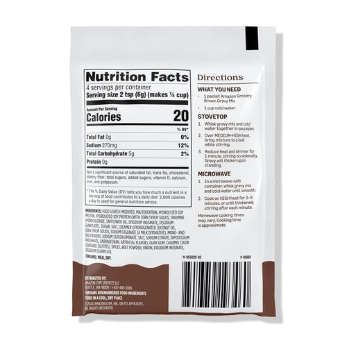 10.44 Oz, 12 Amazon Grocery, Brown Gravy Mix, Ct