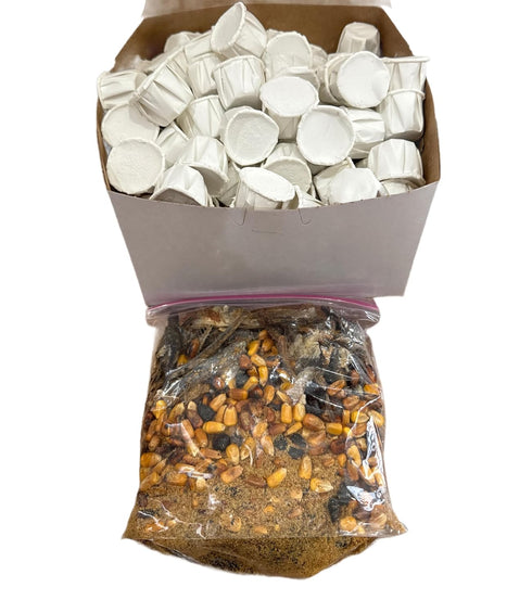 Generic cascarilla caja de 100 cascarillas 1 libra de jutia ahumada santeria pescado