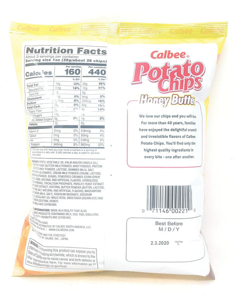 Calbee 80g, 4 Pack Honey Butter Potato Chips