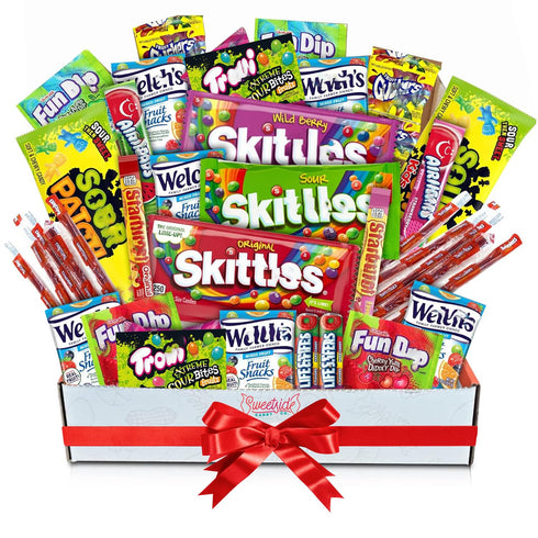 Assorted Candy Box - 41 Piece Gift Basket - Treat Boxes for