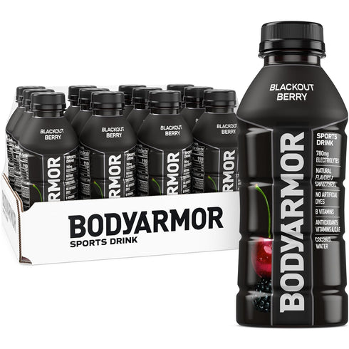 BODYARMOR Sports Drink Sports Beverage, Blackout Berry, Coconut Water Hydration, Natural Flavors