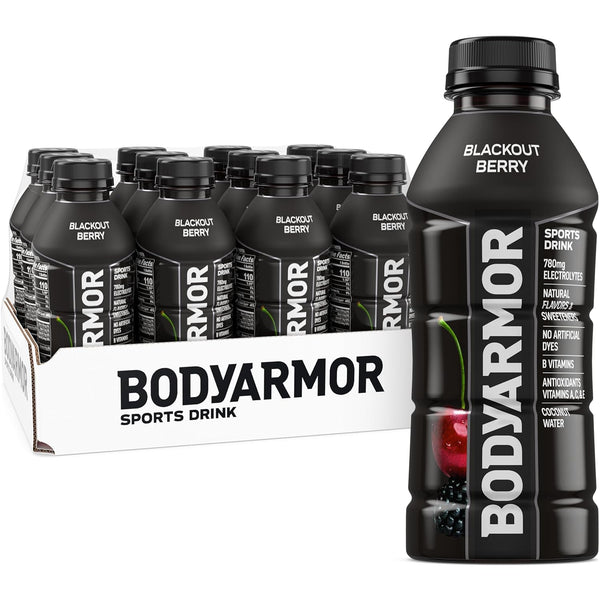BODYARMOR Sports Drink Sports Beverage, Blackout Berry, Coconut Water Hydration, Natural Flavors
