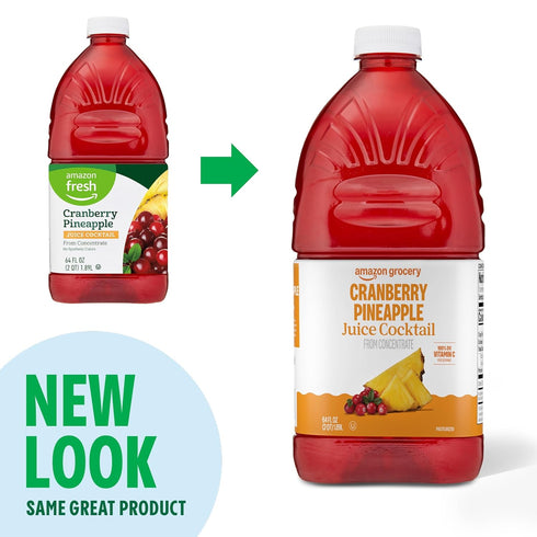 64 Oz Amazon Grocery, Cranberry Pineapple Juice Cocktail, Fl
