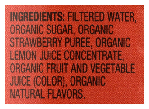 16 SANTA CRUZ ORGANIC Organic Strawberry Lemonade, FZ