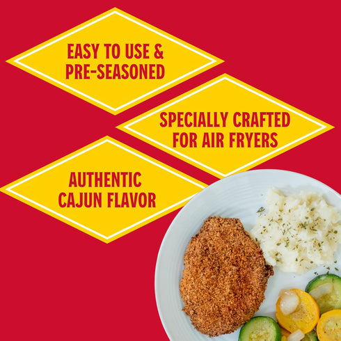 5 Oz, Pack 6 Louisiana Fish Fry Products Air Fry Pork Coating Mix
