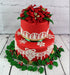 Poinsettia 3 set Global Sugar Art Small Christmas Kit Sugar Cake Flowers & Holly Leaf Sprays, Piece by Chef Alan