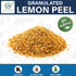 (4 Oz), SPICES VILLAGE Dried Lemon Peel Granules, Lemon Zest Seasoning for Baking, Citrus Fruit Seasoning for Cooking