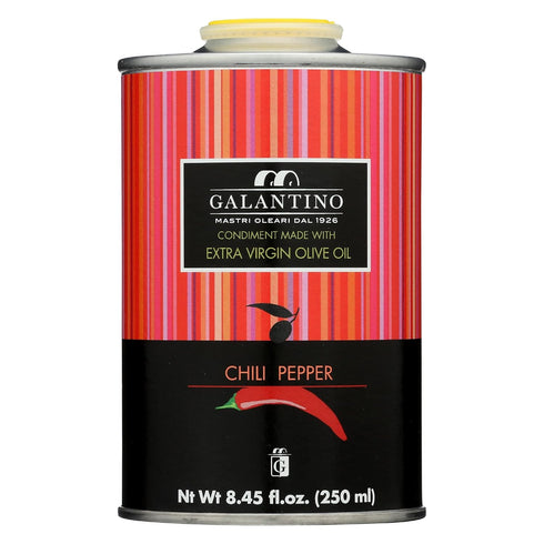 Galantino Chili Pepper Extra Virgin Olive Oil, 8.45 FZ