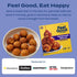 Frozen 12.7 oz Feel Good Foods Gluten Free Blueberry Pancake Balls | Breakfast Snacks |